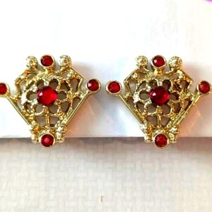 Vintage 1970s Sarah Coventry Serenade Clip Earrings